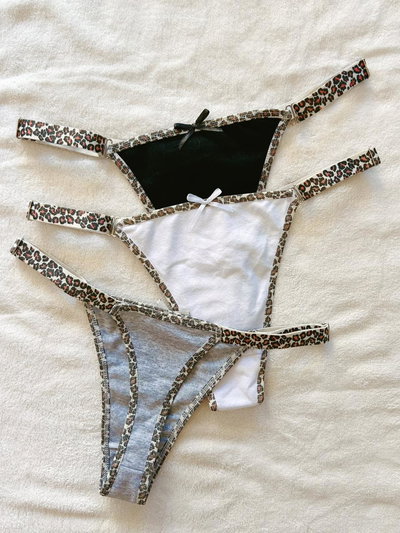 LESS ANIMAL PRINT - PACK X 3