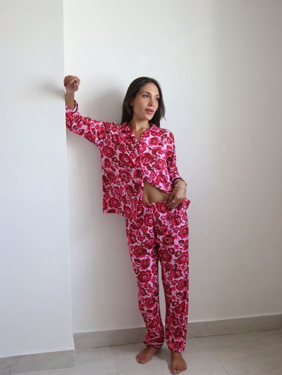 PIJAMA CAMISERO FLOWER