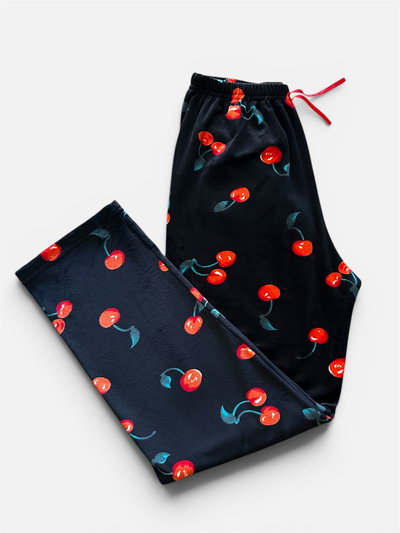 PANTALON PLUSH CHERRY NEGRO