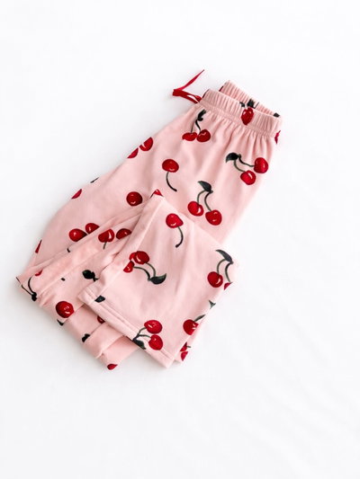 PANTALON PLUSH CHERRY ROSA