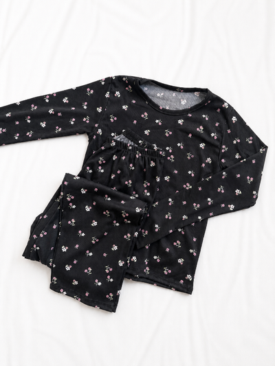 PIJAMA VINTAGE NEGRO
