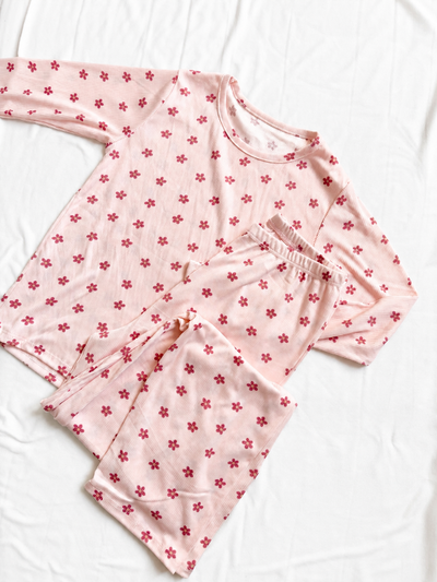 PIJAMA MARGARITAS ROSA