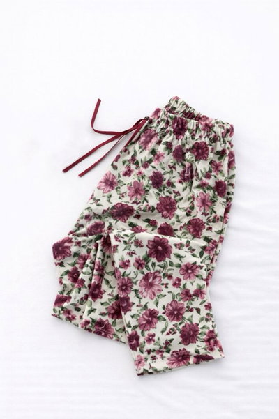 PANTALON PLUSH FLOWER