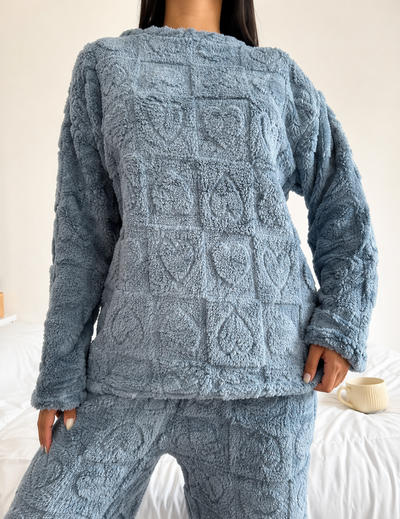 PIJAMA POLAR SOFT CORAZONES