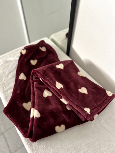 PANTALON CORAZÓN UVA