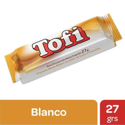 3 CHOCOLATE TOFI BLANCO 28g