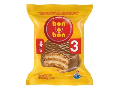 ALFAJOR BONOBON TRIPLE 3 UNIDADES