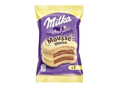 2 ALFAJOR MILKA BLANCO