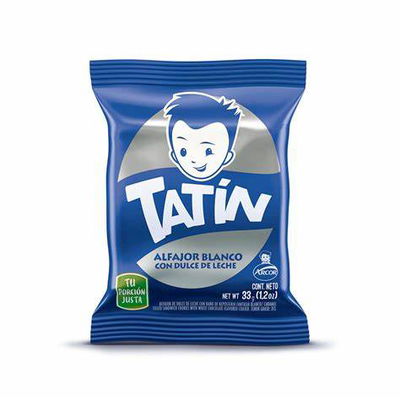 ALFAJOR TATIN SIMPLE BLANCO 6 UNIDADES 