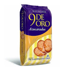 2 Galletas 9 de oro azucaradas x200 gr
