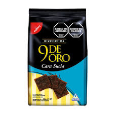 2 Galletas 9 de oro cara sucias x200 gr