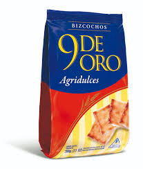 2 Galletas 9 de oro agridulces x200 gr