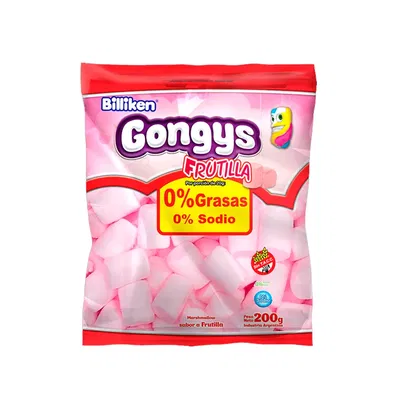 Malvavisco Gongys frutilla x200 gr