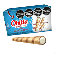 Cubanitos Oblita chocolate Blanco x48 un 