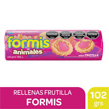 Galletas formis rellena Frutilla 102 gr