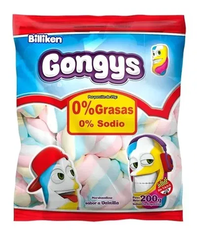 Malvavisco Gongys Trenzas x200 gr