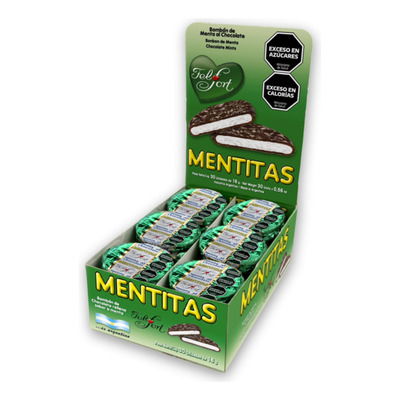 3 un Mentitas con chocolate felfort 