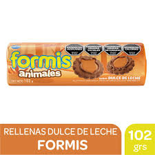 Galletas formis rellena Dulce de leche 102 gr