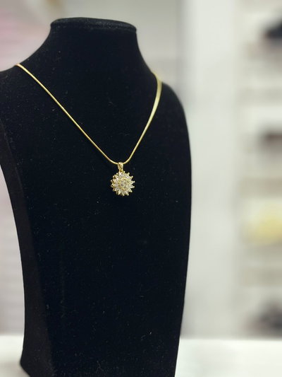 Collares giratorios dorados