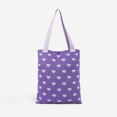 Tote bag mediana - estampada corazoncitos