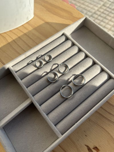 Argollitas clasicas click