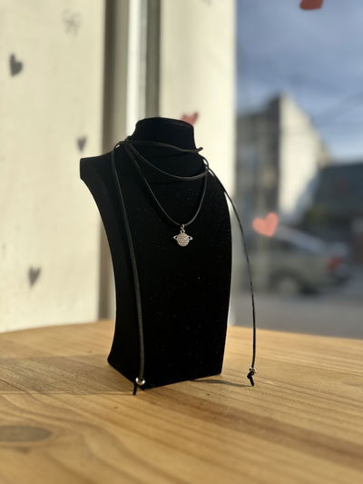 Chocker - saturno plateado