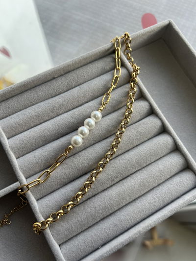 Pulseras - mix texturas