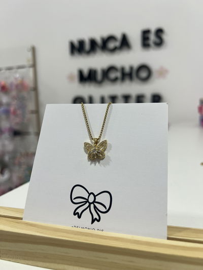 Collar anti estres giratorio | Mariposa