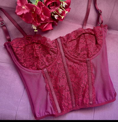 Corset bordo 