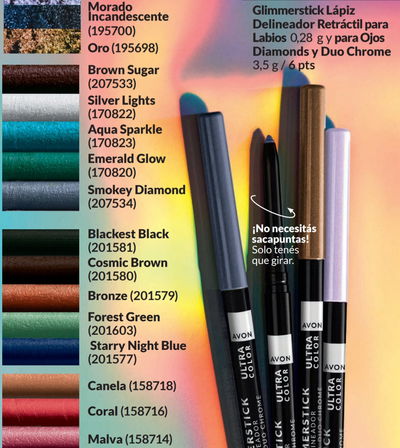 Delineador ojos y labios retráctil 