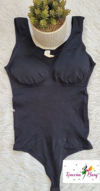 Body microfibra negro