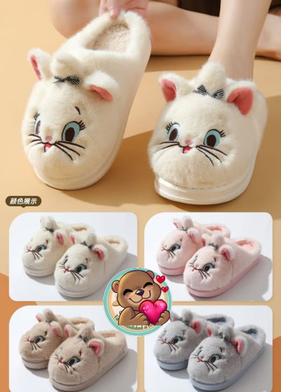 Pantuflas gatito