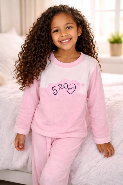 pijama plush rosa