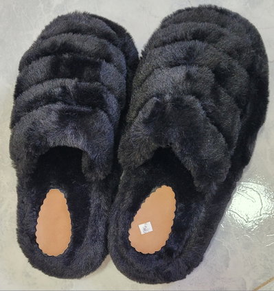 Pantuflas piel conejo