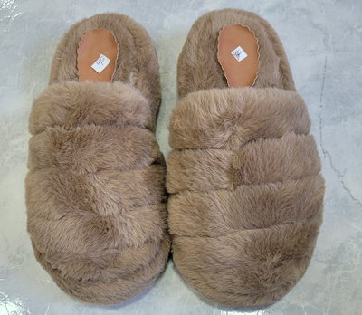 Pantuflas piel conejo
