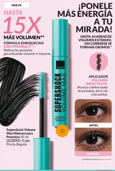 Máscara pestañas super shock