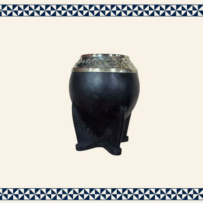 Mate Torpedo virola cincelada de alpaca