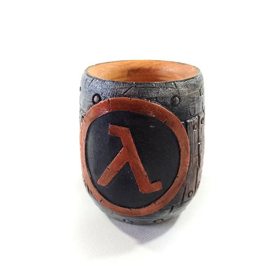 Mate Artesanal Algarrobo Half Life