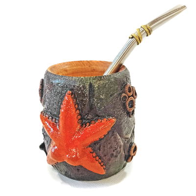 Mate Artesanal Algarrobo Estrella Culona Conicet