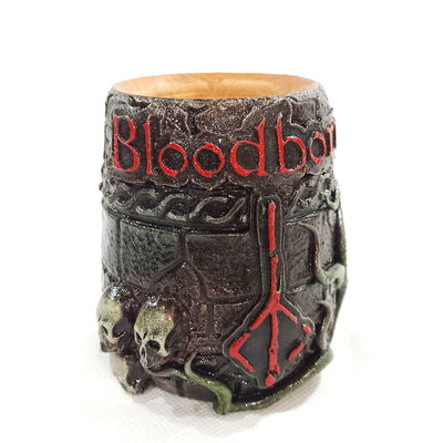 Mate Artesanal Algarrobo Bloodborne