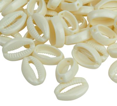 Buzios plásticos naturales - 56u aprox (25g)