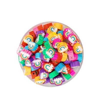 Fimo arcoiris x 20 unidades