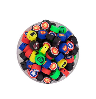 Fimo superhéroes x 20 unidades