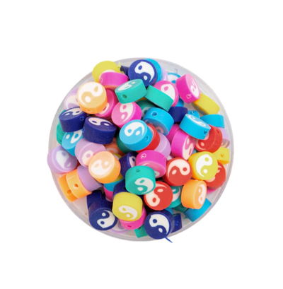 Fimo yin yang x 20 unidades