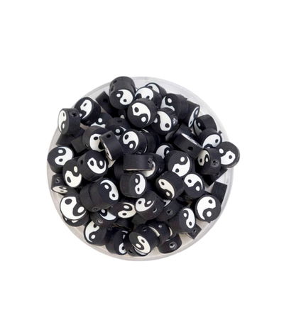 Fimo yin yang x 20 unidades