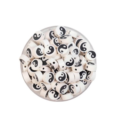 Fimo yin yang x 20 unidades