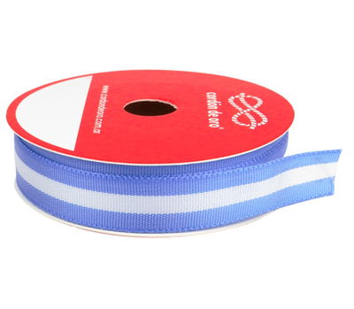 Cinta de poliéster, 1,5 cm bandera argentina x 10 metros