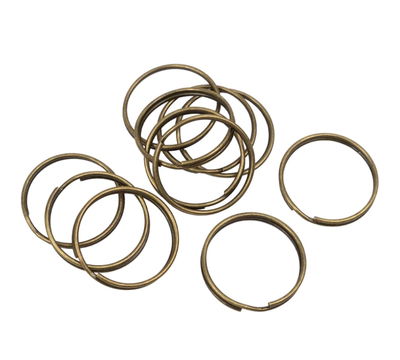 Argolla Sin Fin Lisa 25 mm Bronce x 20 unidades