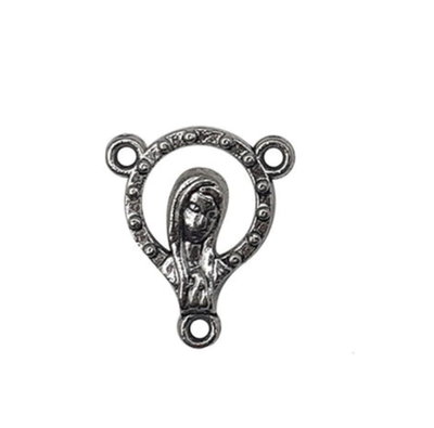 Dije para rosario 14x13 mm x unidad