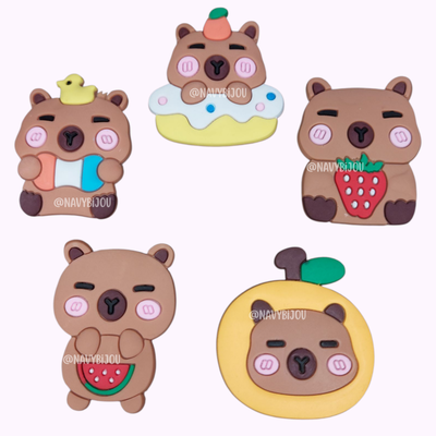 Charms Capibara x unidad (silicona)